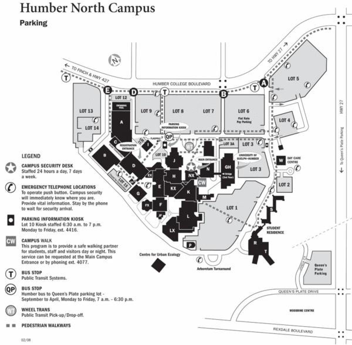 humber do atlantyku college Północno-Campus mapę