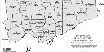 Ward mapie Toronto