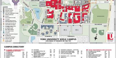 Uniwersytetu w Yorku mapie